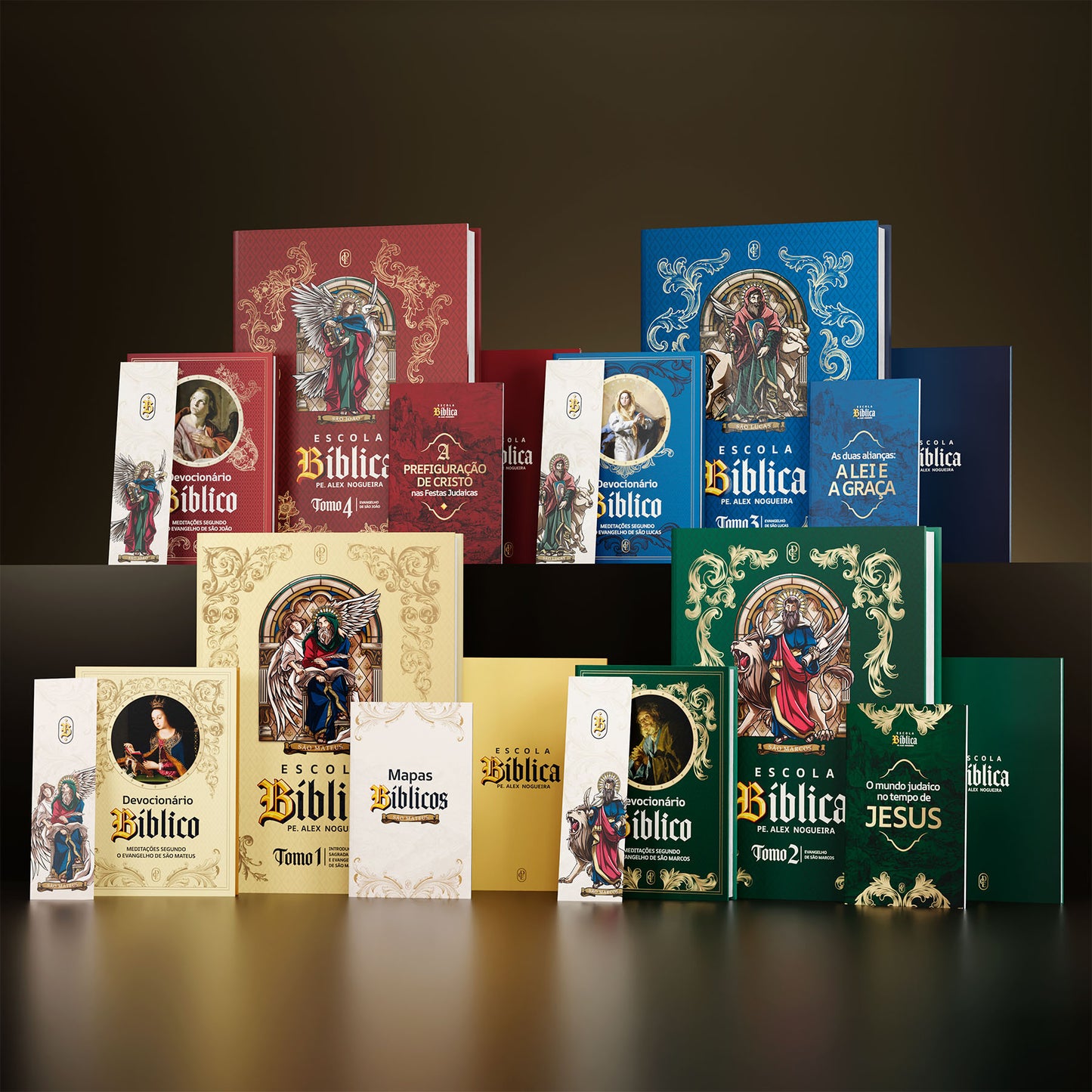 Combo 4 Evangelhos - Material didático da Escola Bíblica