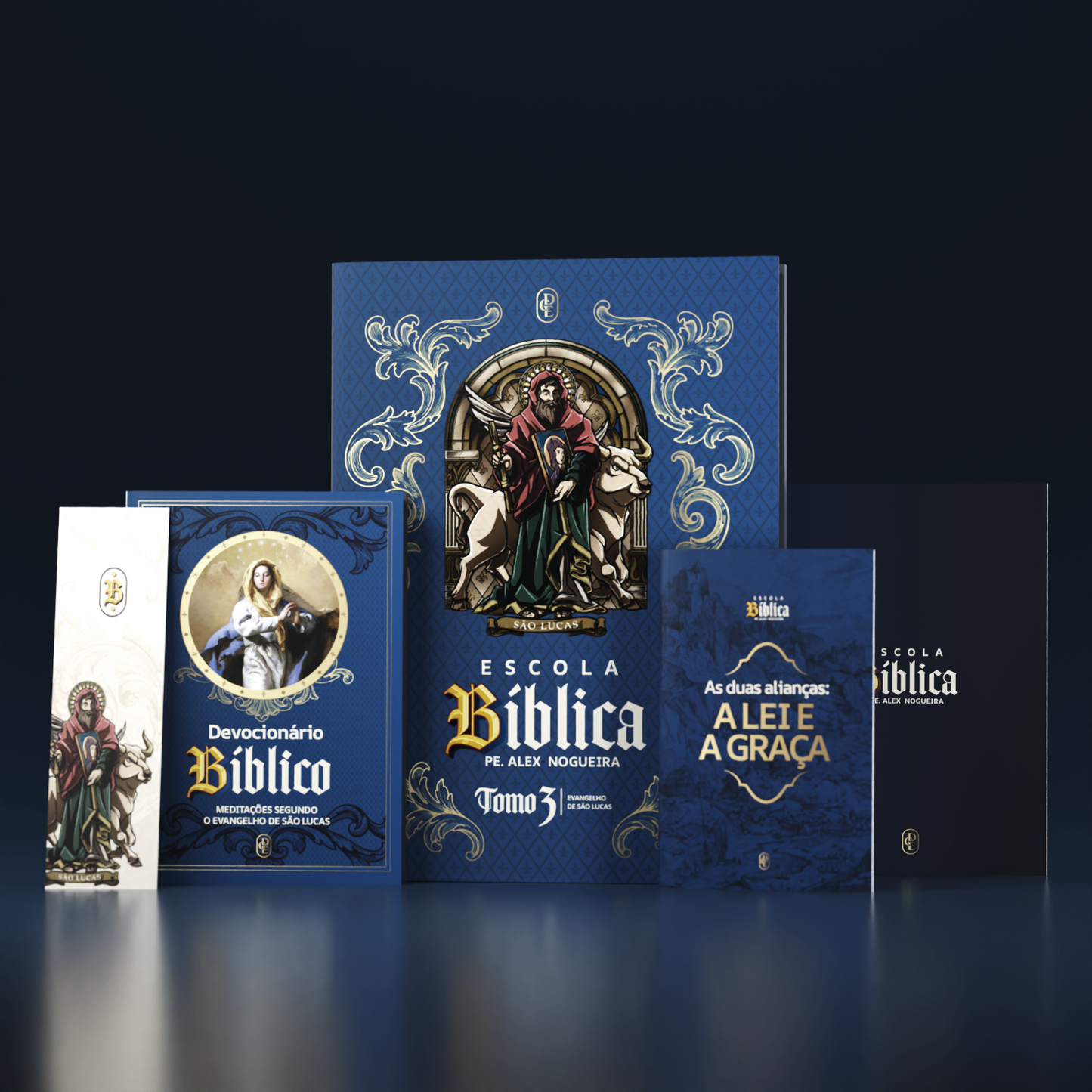 Combo 4 Evangelhos - Material didático da Escola Bíblica